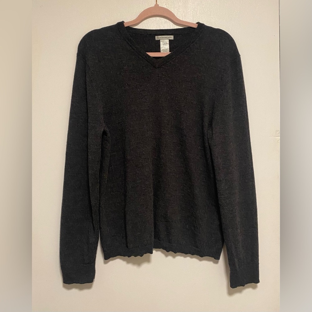 GAP Charcoal V-Neck Sweater